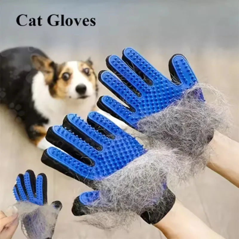Luva Pente para Pelos de Pets — Escova de Silicone para Cães e Gatos